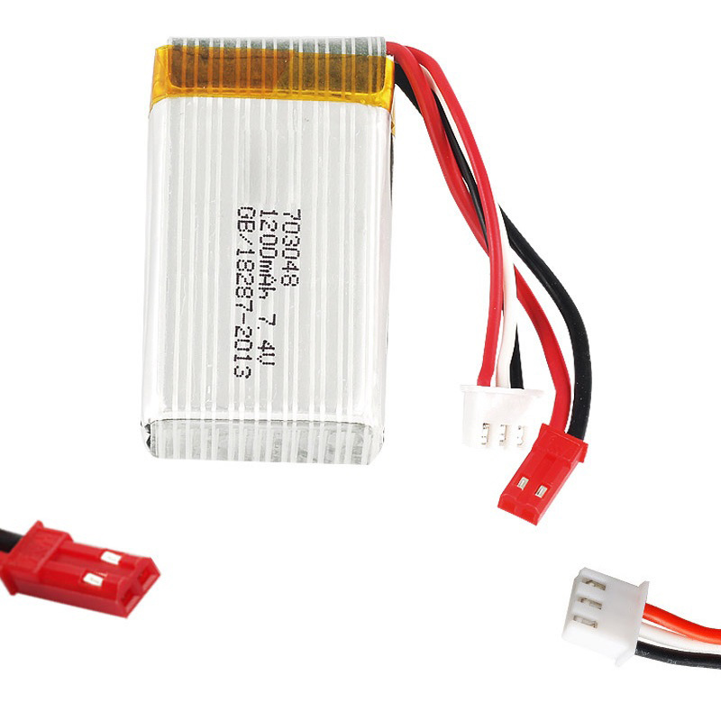 Lipo Battery 2S 7.4V 1200mAh 7 - Eachine Drone E010 评论和价格